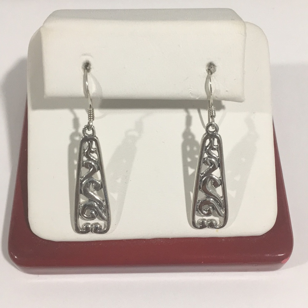 Vintage Sterling Silver Women's Dangling Earrings